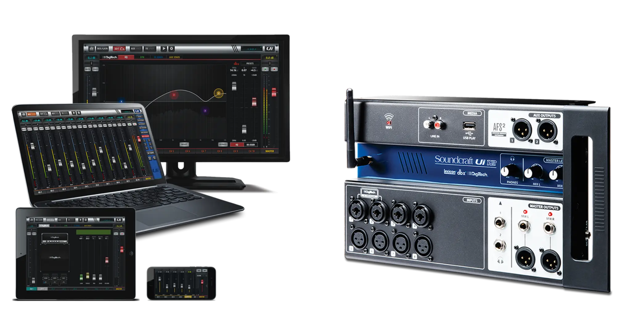 Soundcraft Ui12 - Soundcraft-ui12-pc