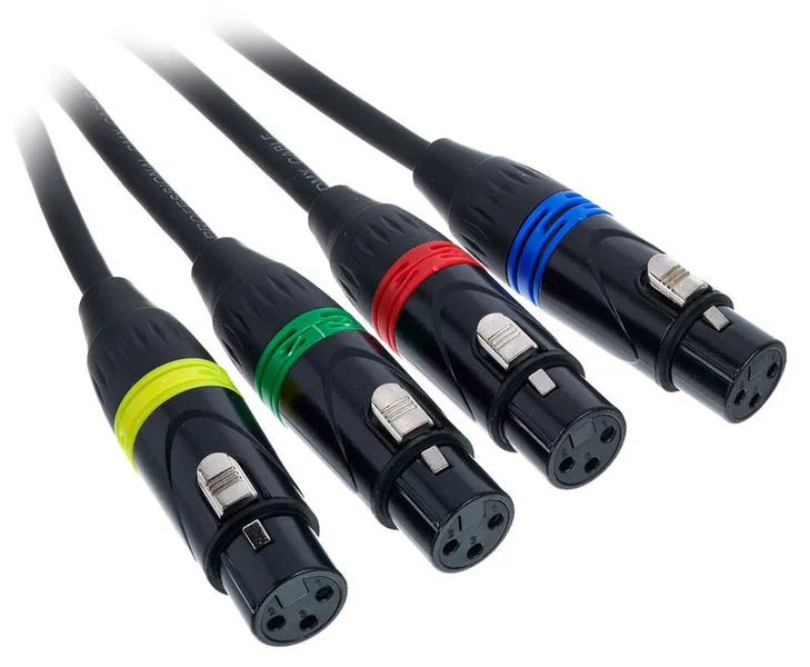 the sssnake Cat Snake 3FC (4x XLR female) - the-sssnake-Cat-Snake-3FC-XLR