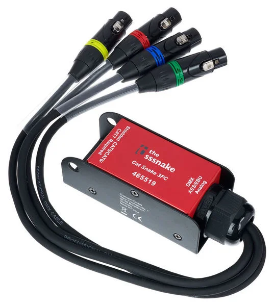the sssnake Cat Snake 3FC (4x XLR female) - the-sssnake-Cat-Snake-3FC